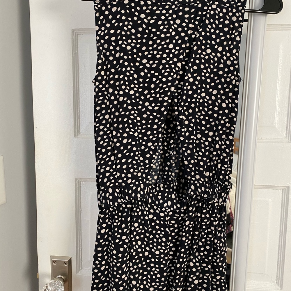 Patterned, Open Back Romper - Picture 2 of 3